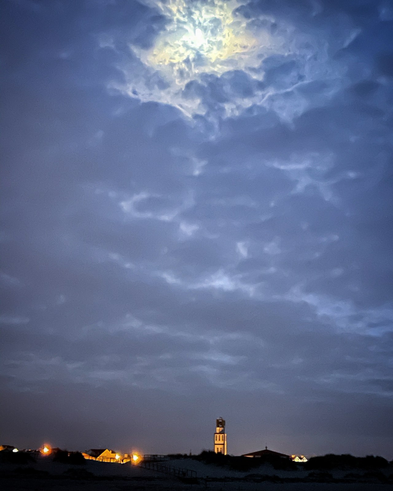 calm, coast, landscape, muted colours, night, solitude, warm light