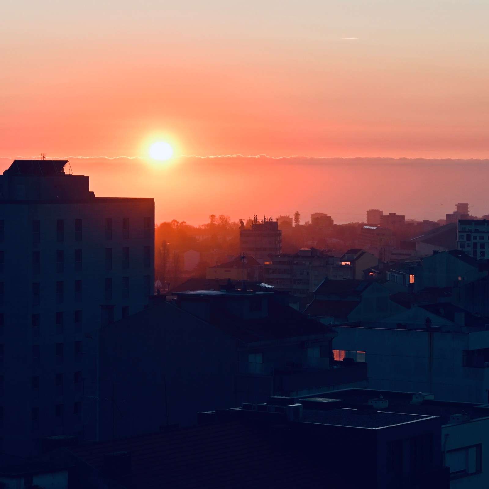 architecture, calm, city, silhouette, warm light